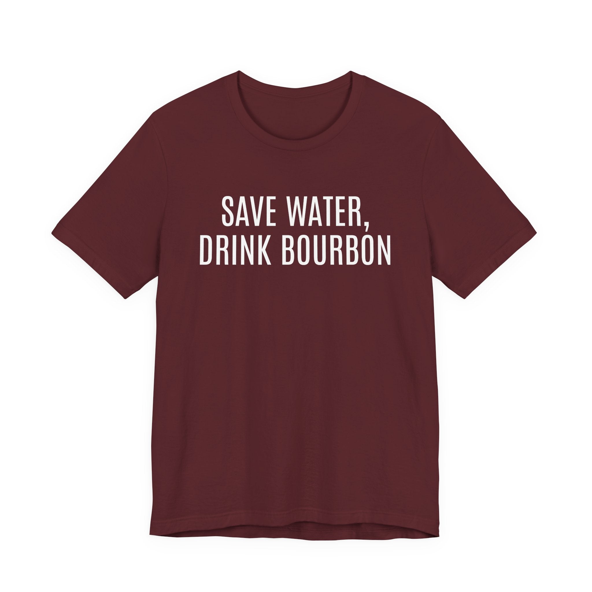 Boss Molly Save Water, Drink Bourbon Tee - Unisex Short Sleeve Shirt for Fall, Gift for Whiskey Lovers, Autumn Apparel