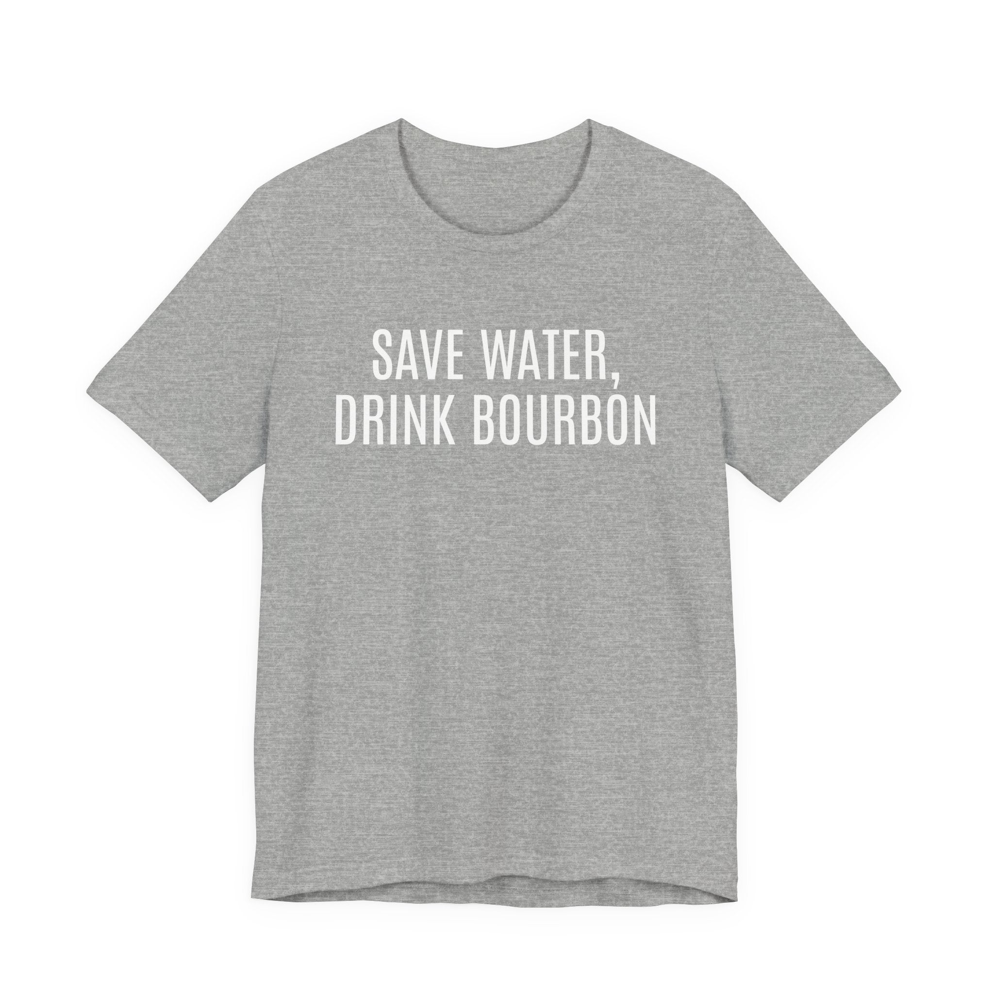 Boss Molly Save Water, Drink Bourbon Tee - Unisex Short Sleeve Shirt for Fall, Gift for Whiskey Lovers, Autumn Apparel