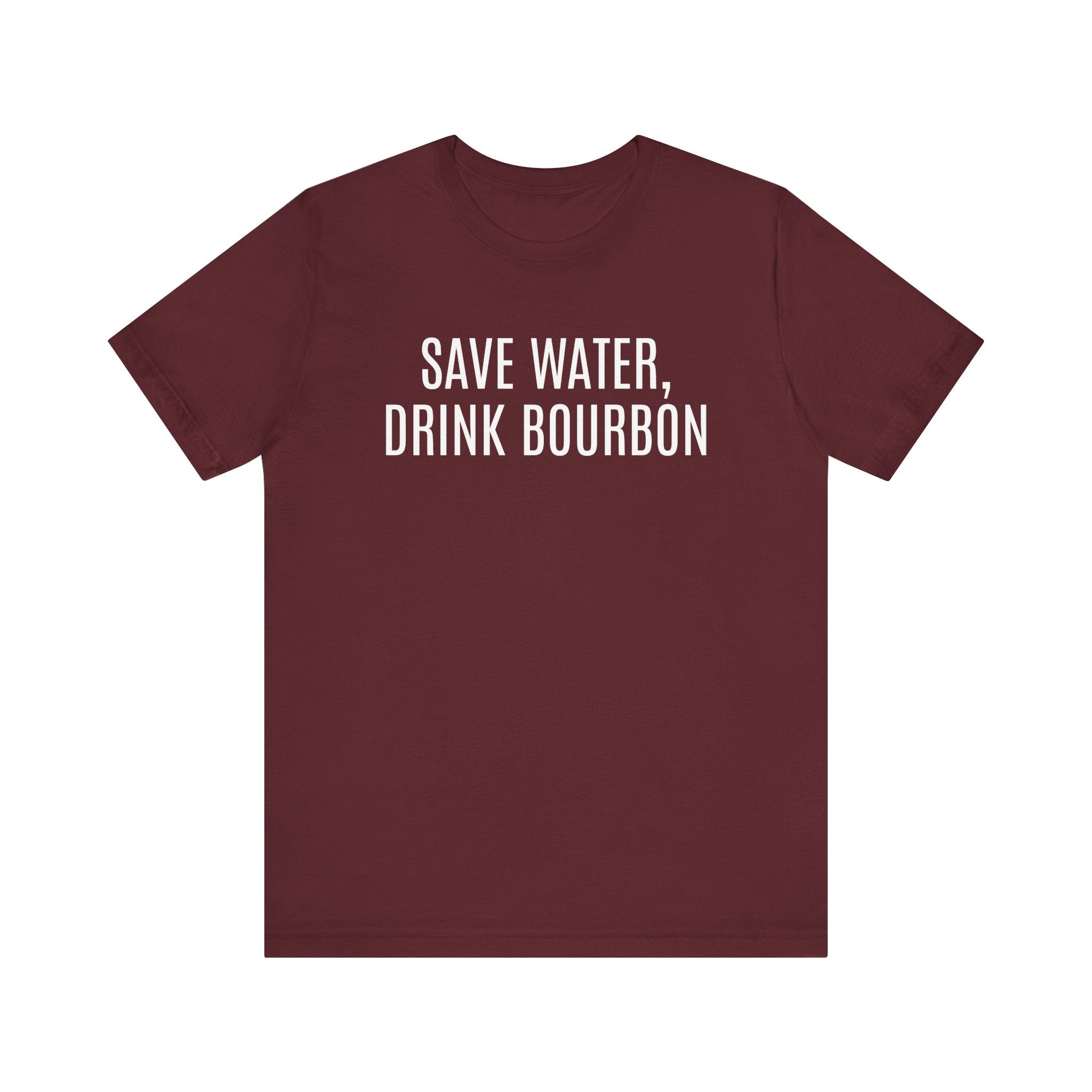 Boss Molly Save Water, Drink Bourbon Tee - Unisex Short Sleeve Shirt for Fall, Gift for Whiskey Lovers, Autumn Apparel