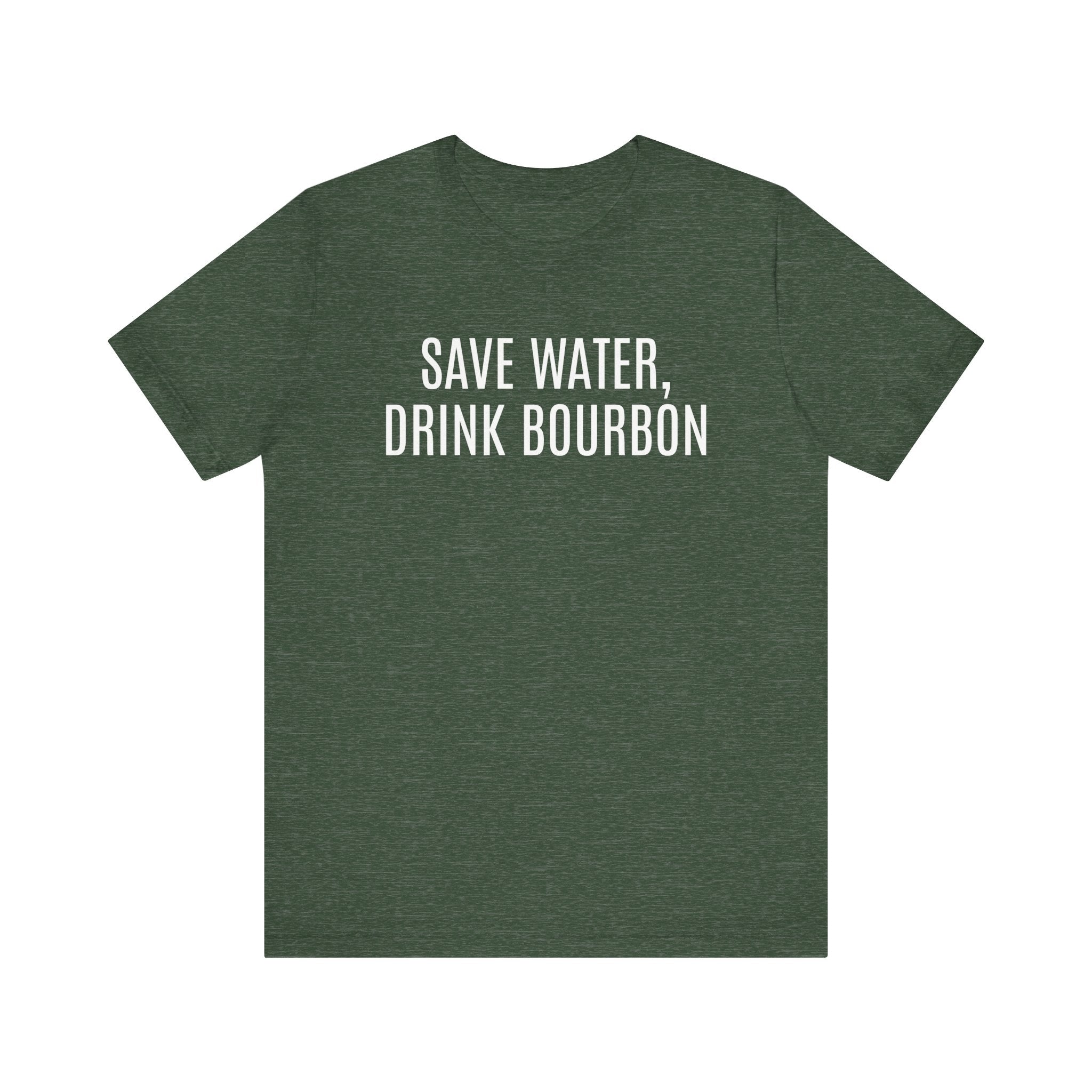 Boss Molly Save Water, Drink Bourbon Tee - Unisex Short Sleeve Shirt for Fall, Gift for Whiskey Lovers, Autumn Apparel