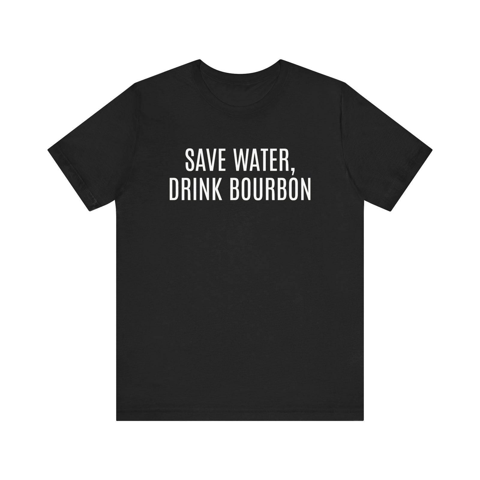Boss Molly Save Water, Drink Bourbon Tee - Unisex Short Sleeve Shirt for Fall, Gift for Whiskey Lovers, Autumn Apparel