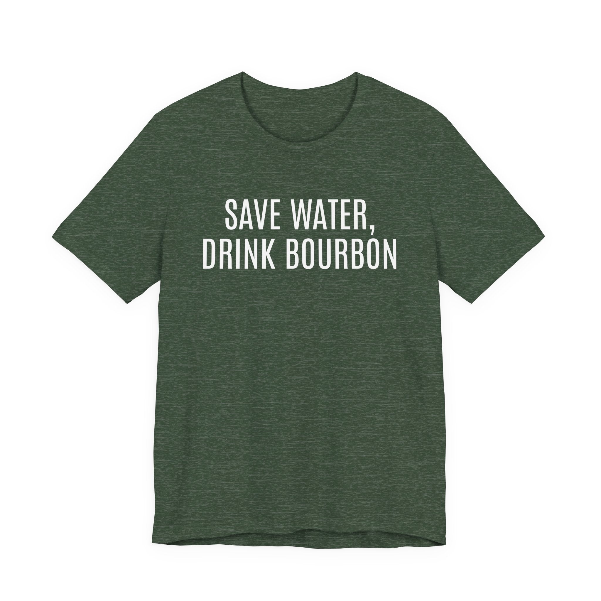 Boss Molly Save Water, Drink Bourbon Tee - Unisex Short Sleeve Shirt for Fall, Gift for Whiskey Lovers, Autumn Apparel